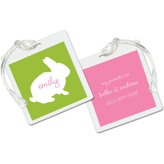 Hoppy Square Luggage Tags